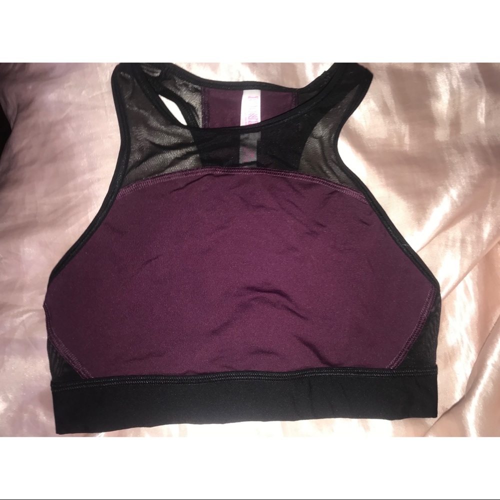 VS PINK MAROON MESH SPORTS BRA!!!
